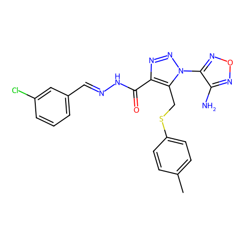 C20H17ClN8O2S structure