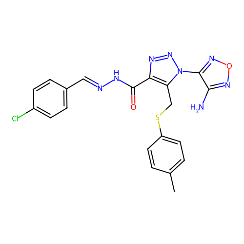 C20H17ClN8O2S structure