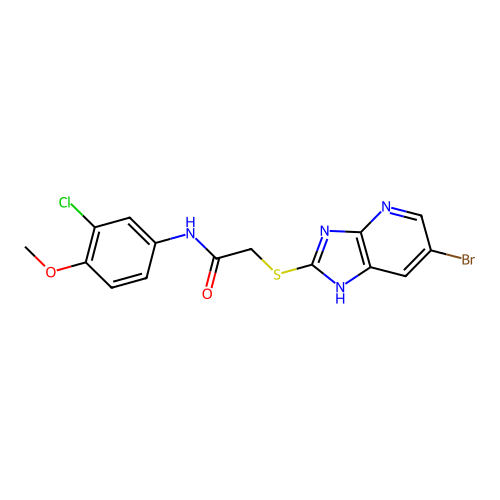 C15H12BrClN4O2S structure