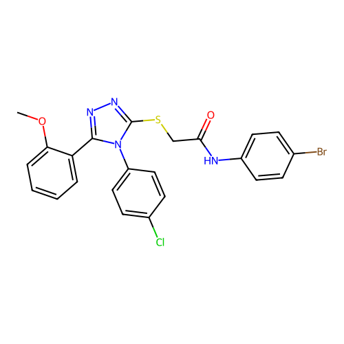 C23H18BrClN4O2S structure