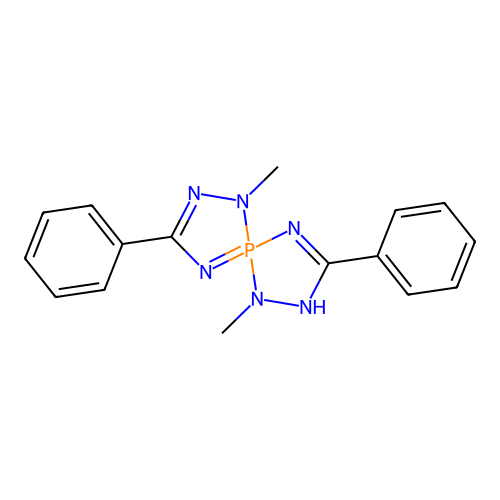 4,9-dimethyl-2,7-diphenyl-1,3,4,6,8,9-hexaza-5 structure