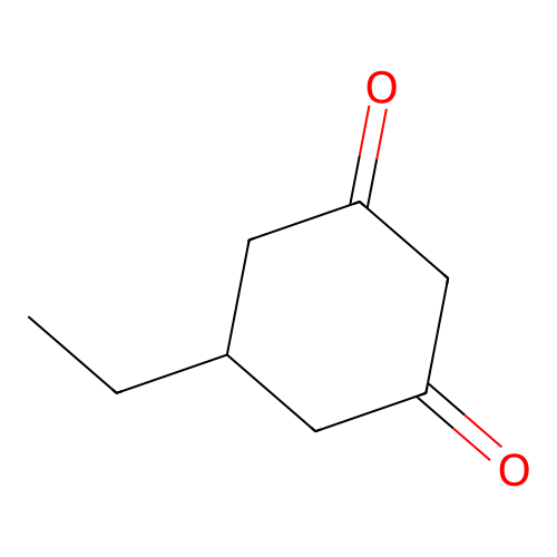 5-Ethylcyclohexane-1,3-dione structure