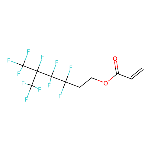 [3,3,4,4,5,6,6,6-octafluoro-5-(trifluoromethyl)hexyl] Prop-2-enoate structure
