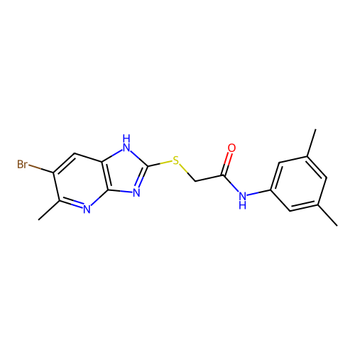 C17H17BrN4OS structure