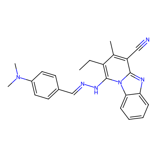 C24H24N6 structure