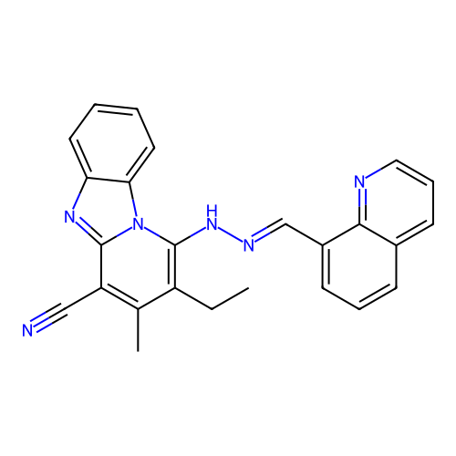 C25H20N6 structure