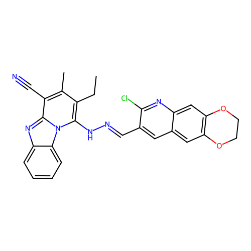 C27H21ClN6O2 structure