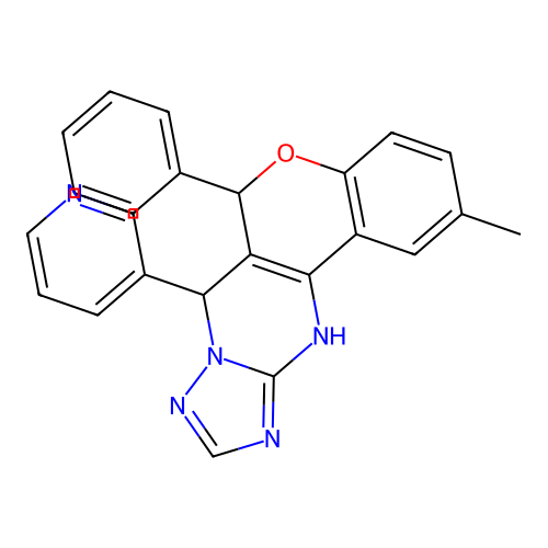 C24H19N5O structure