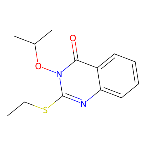 2-(ethylthio)-3-isopropoxyquinazolin-4(3H)-one structure