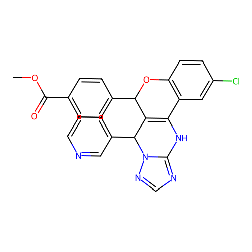 C25H18ClN5O3 structure