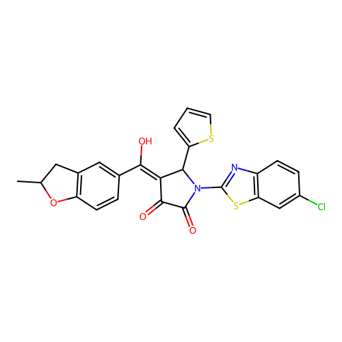 C25H17ClN2O4S2 structure