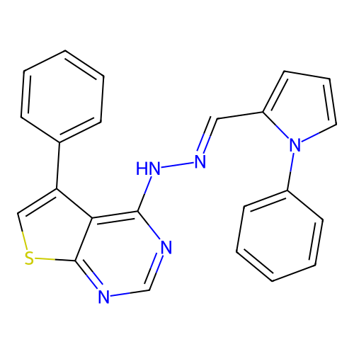 C23H17N5S structure