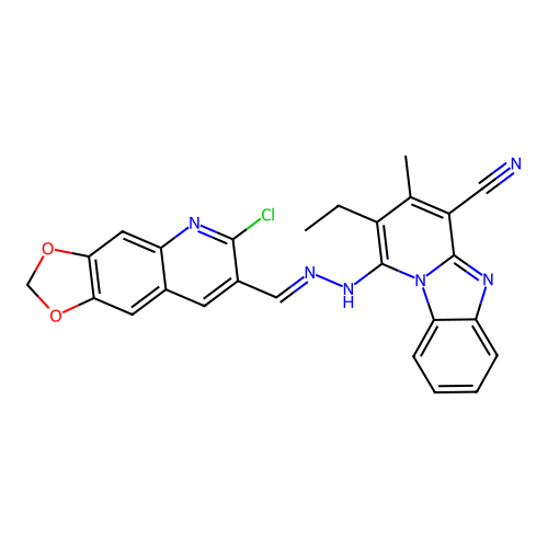 C26H19ClN6O2 structure