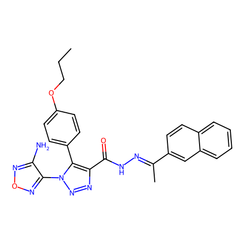 C26H24N8O3 structure