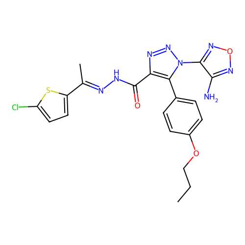 C20H19ClN8O3S structure