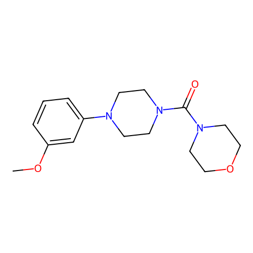[4-(3-Methoxyphenyl)piperazin-1-yl]-morpholin-4-ylmethanone structure
