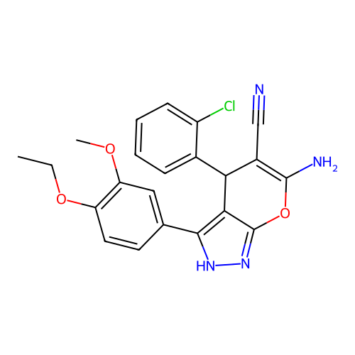 C22H19ClN4O3 structure