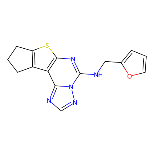 C15H13N5OS structure