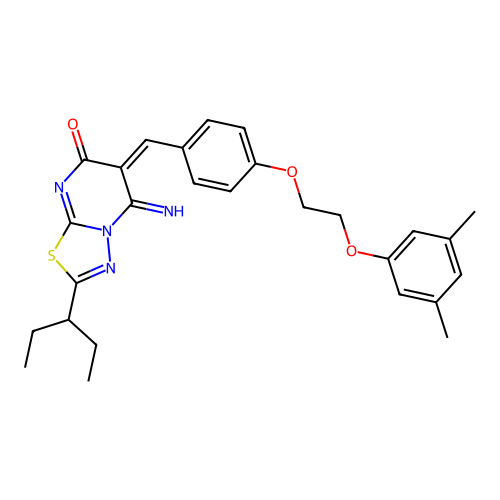 C27H30N4O3S structure