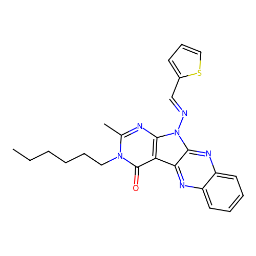 C24H24N6OS structure