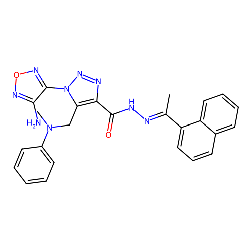 C25H23N9O2 structure