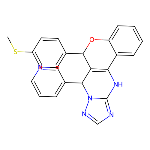 C24H19N5OS structure