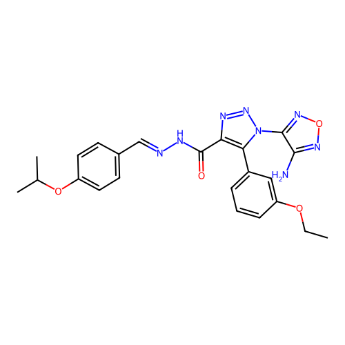 C23H24N8O4 structure