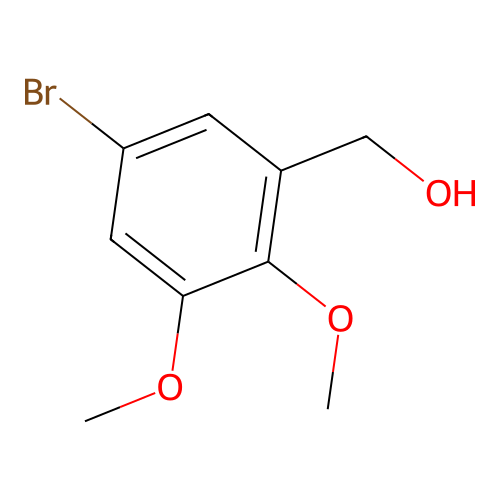 (5-Bromo-2,3-dimethoxyphenyl)methanol structure