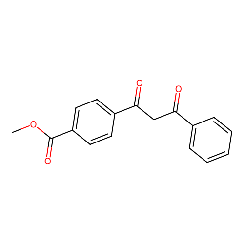 Methyl 4-(3-oxo-3-phenyl-propanoyl)benzoate structure