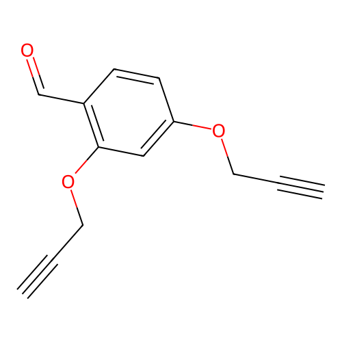 2,4-Bis(prop-2-yn-1-yloxy)benzaldehyde structure