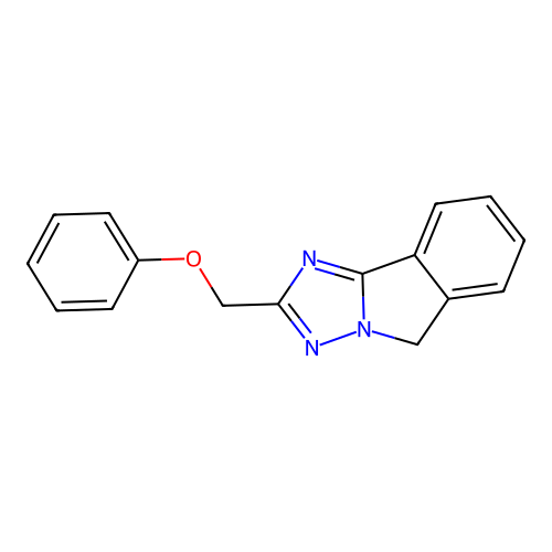 2-(phenoxymethyl)-5H-[1,2,4]triazolo[5,1-a]isoindole structure