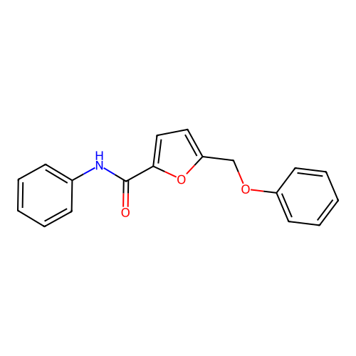 5-(phenoxymethyl)-N-phenylfuran-2-carboxamide structure