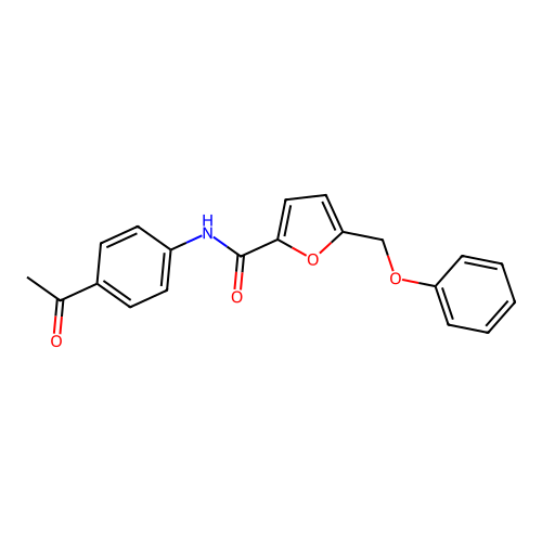 N-(4-acetylphenyl)-5-(phenoxymethyl)furan-2-carboxamide structure