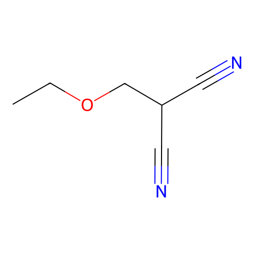 Ethoxymethyl malononitrile structure