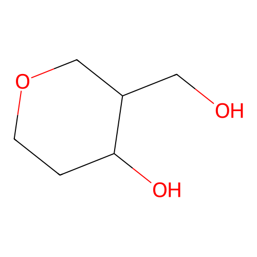 3-(Hydroxymethyl)oxan-4-ol structure