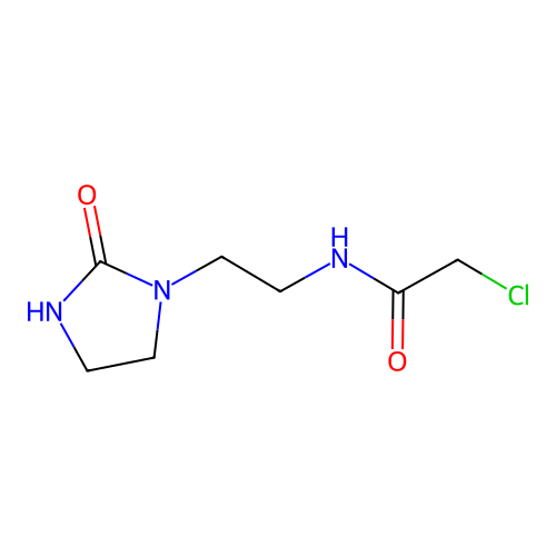 2-Chloro-N-(2-(2-oxo-1-imidazolidinyl)ethyl)acetamide structure