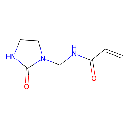 N-((2-Oxoimidazolidin-1-yl)methyl)acrylamide structure