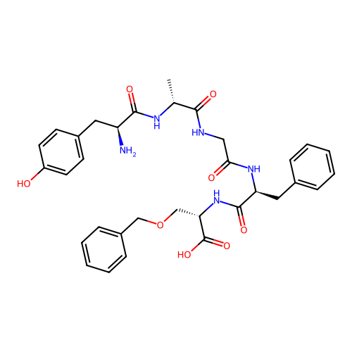Enkephalin, ala(2)-O-benzyl-ser(5)- structure