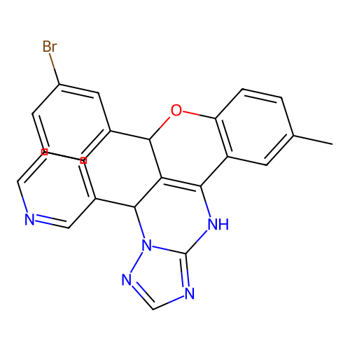C24H18BrN5O structure