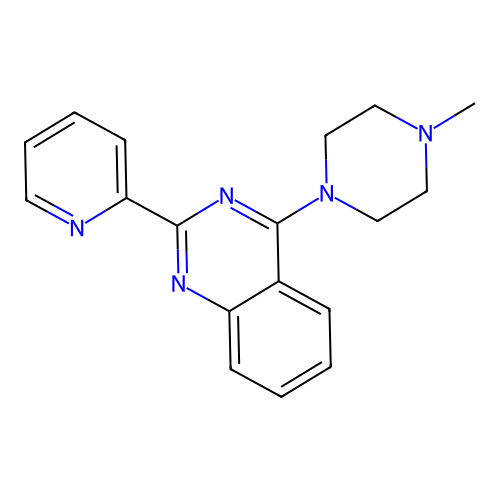 4-(4-Methylpiperazin-1-yl)-2-(pyridin-2-yl)quinazoline structure