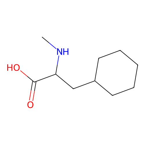 3-环己基-2-(甲氨基)丙酸 structure