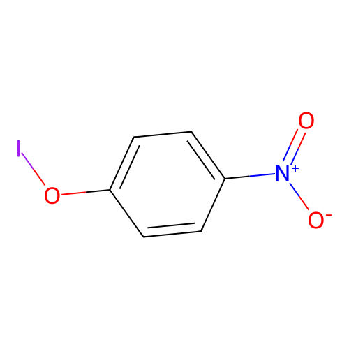(4-Nitrophenyl) hypoiodite structure