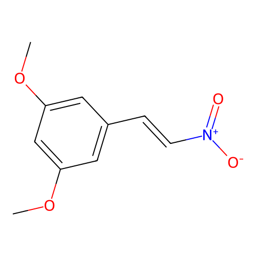 3,5-Dimethoxy-beta-nitrostyrene structure