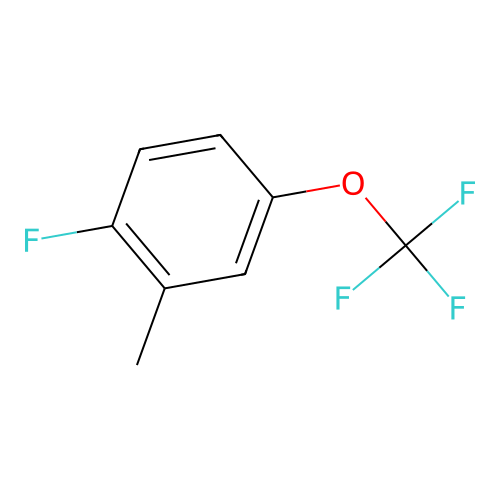 1-Fluoro-2-methyl-4-(trifluoromethoxy)benzene structure