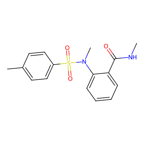 N-methyl-2-{methyl[(4-methylphenyl)sulfonyl]amino}benzamide structure
