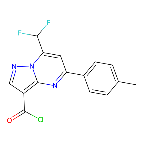C15H10ClF2N3O structure