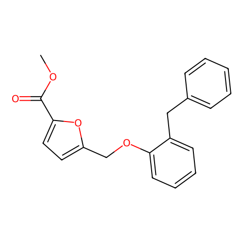Methyl 5-((2-benzylphenoxy)methyl)furan-2-carboxylate structure