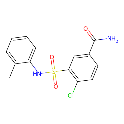 4-Chloro-3-[(2-methylphenyl)sulfamoyl]benzamide structure
