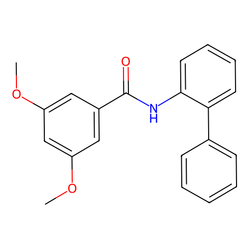 3,5-dimethoxy-N-(2-phenylphenyl)benzamide structure