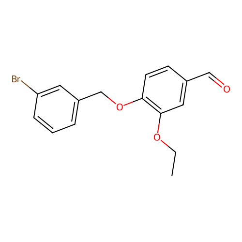4-[(3-Bromobenzyl)oxy]-3-ethoxybenzaldehyde structure